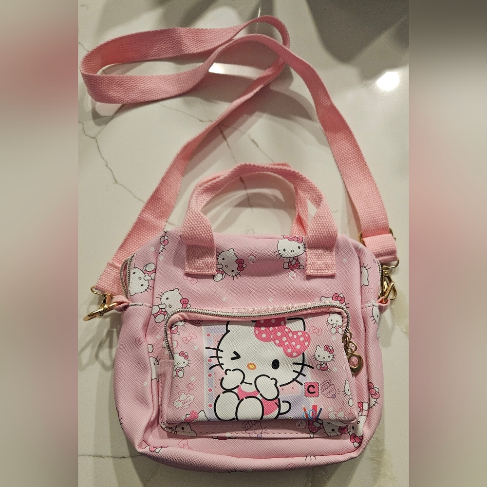 NWOT Hello Kitty Pink Mini Bag with Shoulder Strap